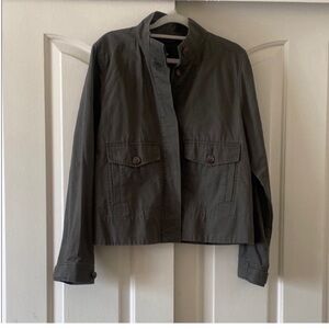 GAP Women's Dark Olive Utility Jacket